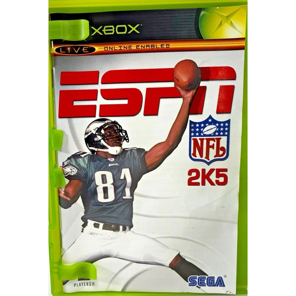 ESPN NFL 2K5 Microsoft Xbox SEGA 2004 Complete with Manual Tested